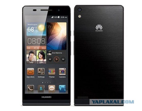 Красивый тонкий iPhone и толстый уродский Android
