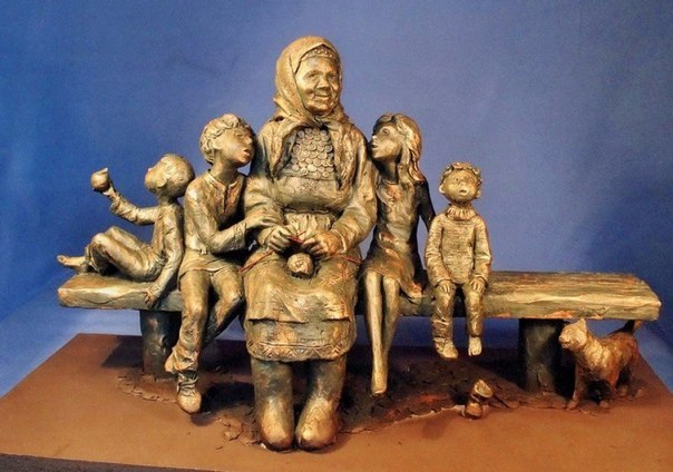 В гостях у бабушки. Это- холодильник.