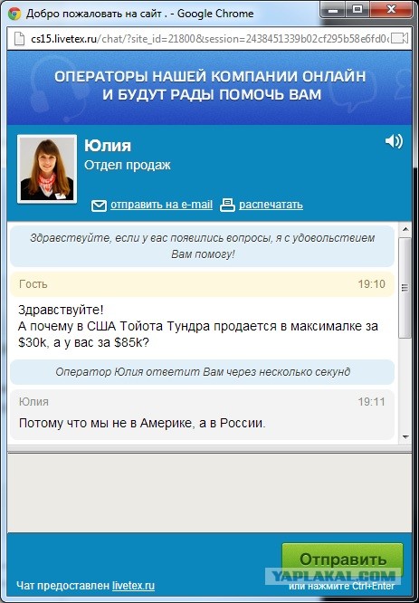 Цены на авто в США и России