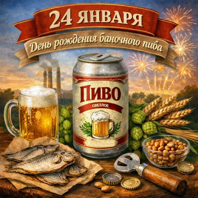Сегодня отмечается День баночного пива