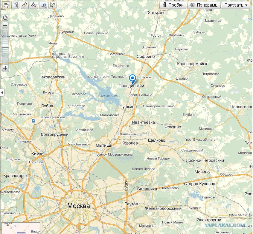 Карта осадков деденево