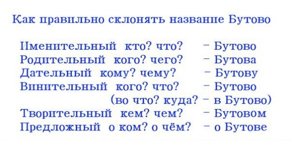 Бутово
