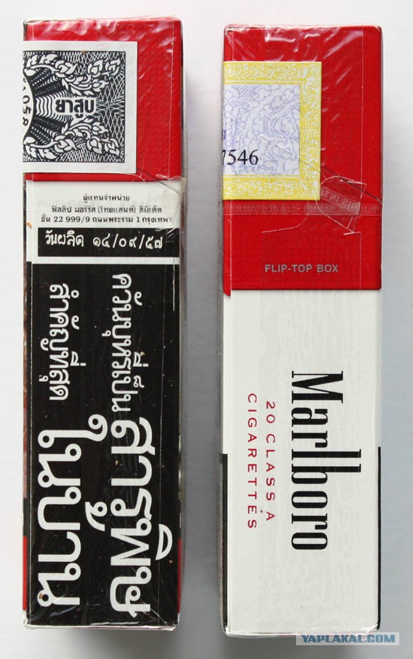 Сравнительная дегустация сигарет Marlboro производства США и России
