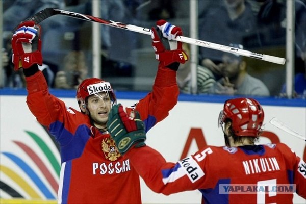 Сборная Россия - чемпион мира по хоккею. 5:4