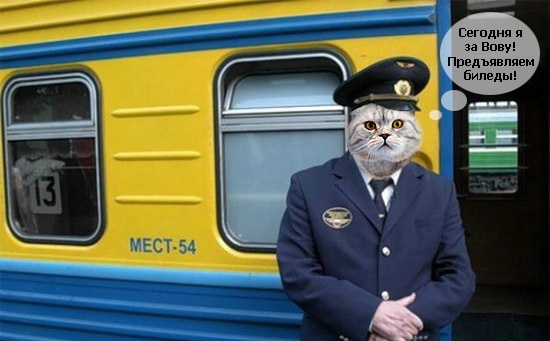 Фотожаба: Жириновский проводник