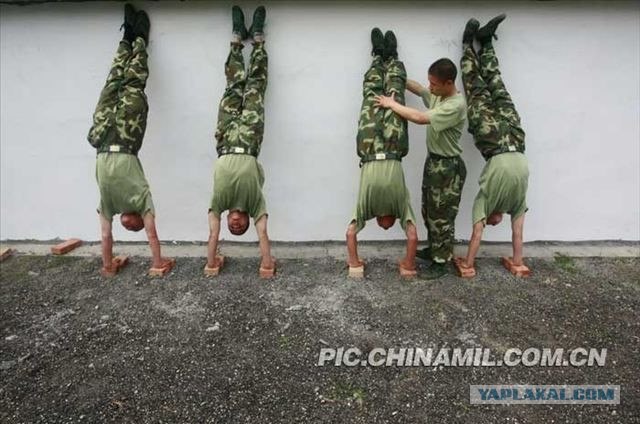 22 способа отжимания в китайской армии