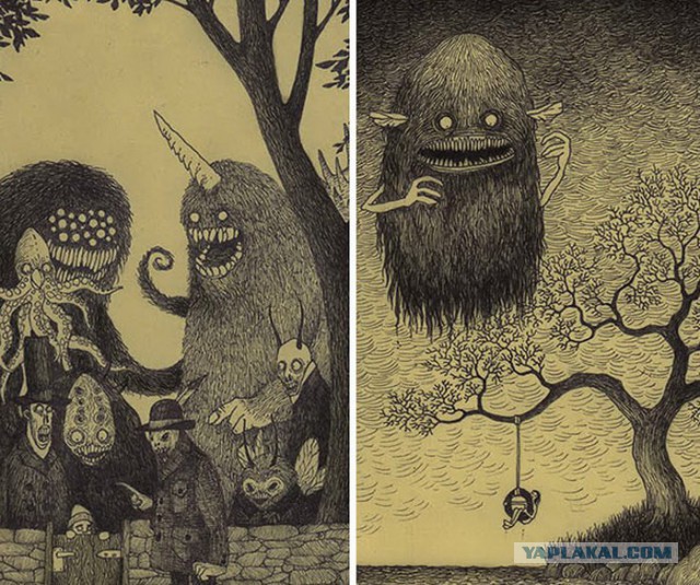 Детские кошмары в рисунках