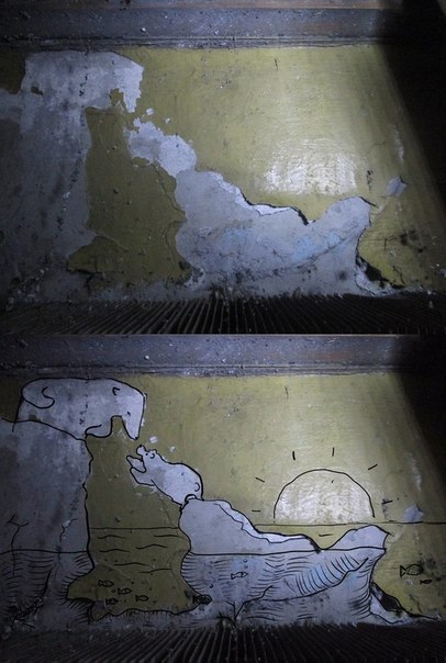 Истории штукатурки: cнимки ободранных стен превращают в картины