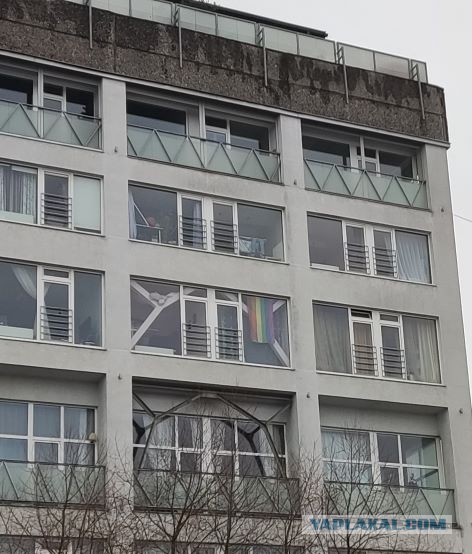 Полиция проверяет жителя Москвы из-за гирлянды в виде флага Украины. На неё пожаловался мужчина из дома напротив