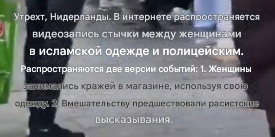 Голландский полицейский,задерживает нарушителя