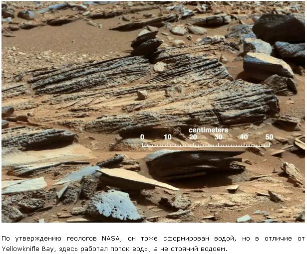 Curiosity на дне