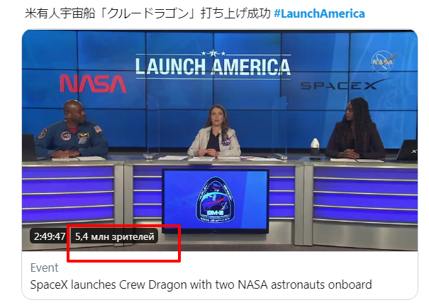 Прямая трансляция повторного запуска SpaceX Crew Demo-2