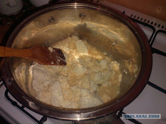 Как зарукожопить домашний сыр