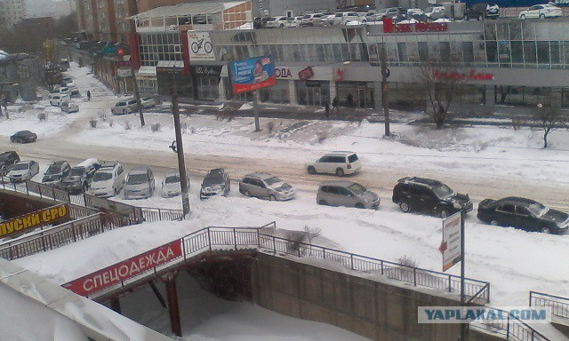 А во Владивостоке снова снежок
