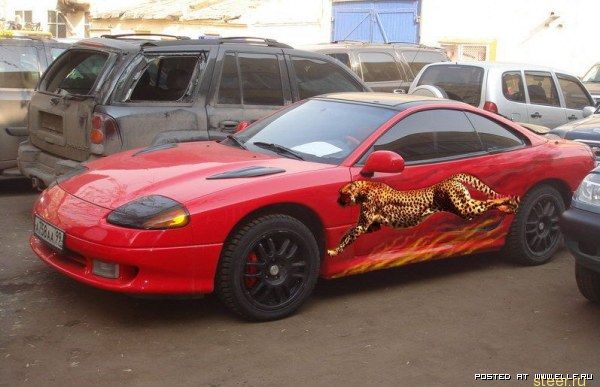 Аэрография автомобиля