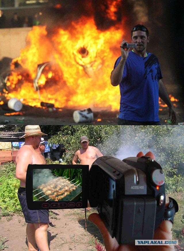 Фотожаба: Что же его так заинтересовало?