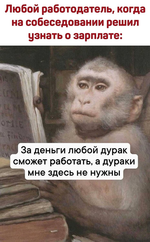 Я не понял, так ей работа нужна или зарплата?