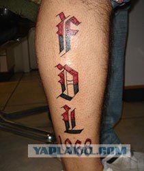 Футбольные татуировки (15 принтов)