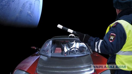 Синхронная посадка FALCON HEAVY