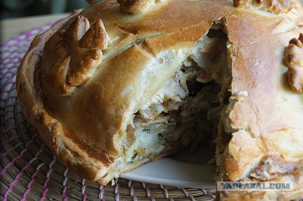 Курник с килькой