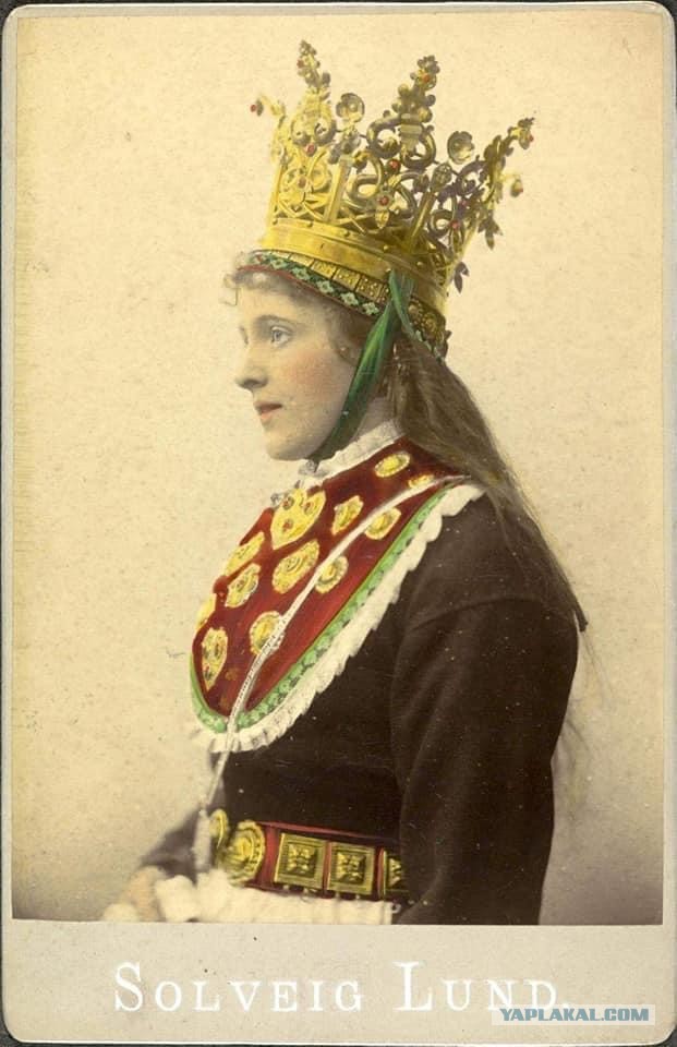 Норвежские красавицы-невесты конца 19 века. Смотрим фотоподборку