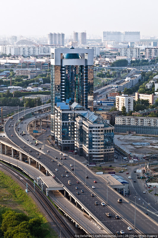 Высотная Москва - вид из "телескопа"