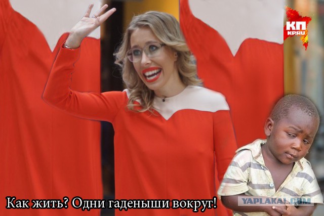 Собчак назвала детей меленькими гадёнышами
