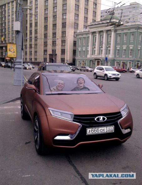 Lada XRay концепт в Москве