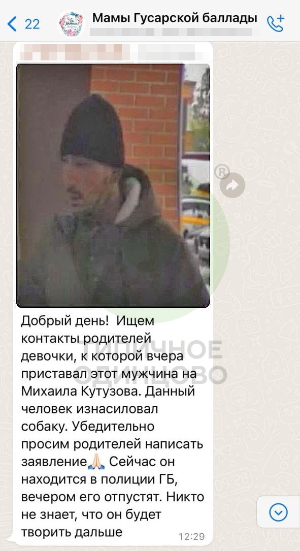 В подмосковье местные жители поймали киргиза, изнасиловавшего собаку