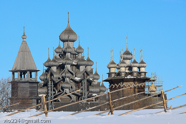 Зимой в Кижи