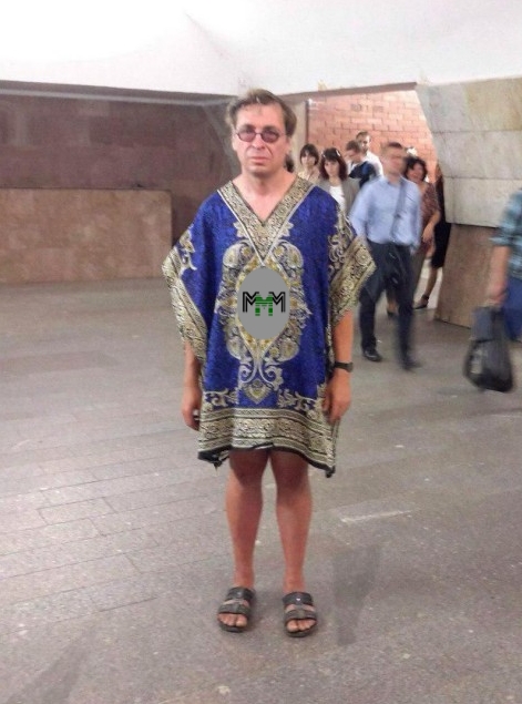 Свежая порция "модников" из нашего метро