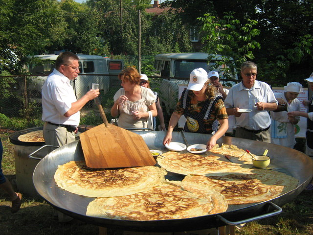 Празднование масленицы в Ставрополе.
