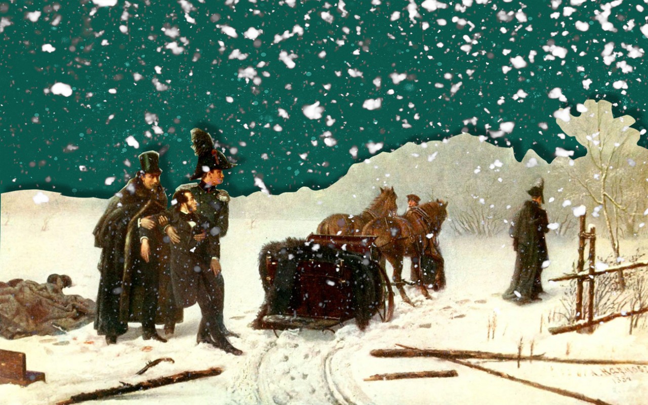 Дуэль пушкина картина