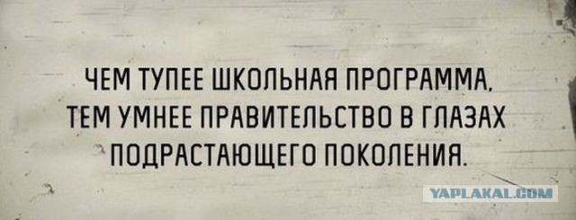 В России ведётся отупление масс