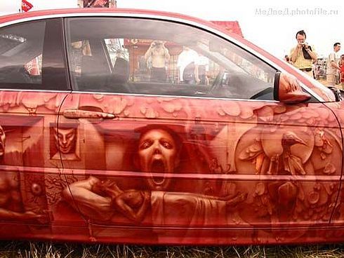 Аэрография автомобиля