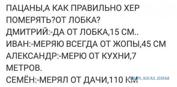 Новости метрологии: Как правильно измерить свой пенис