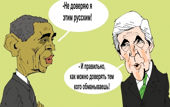 Немного политических карикатур