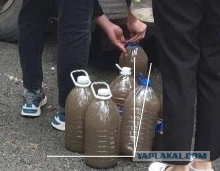 Жителям затопленного челябинского города привезли коричневую воду