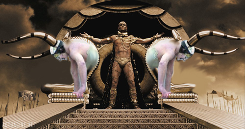 Фотожаба: человек-щетка