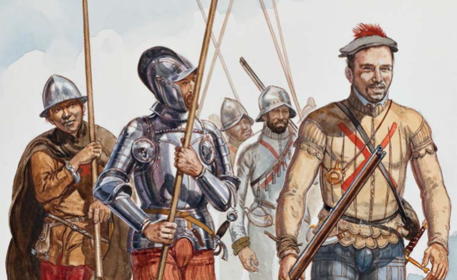 Собирательное название европейских воинов. Терция испанская пехота. Испанские пикинеры 16 века. Терции испанской пехоты 16 век. Испанская пехота 15 века.