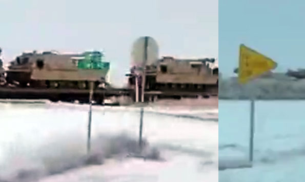 В Польше был замечен огромный эшелон с танками Abrams и БМП Bradley