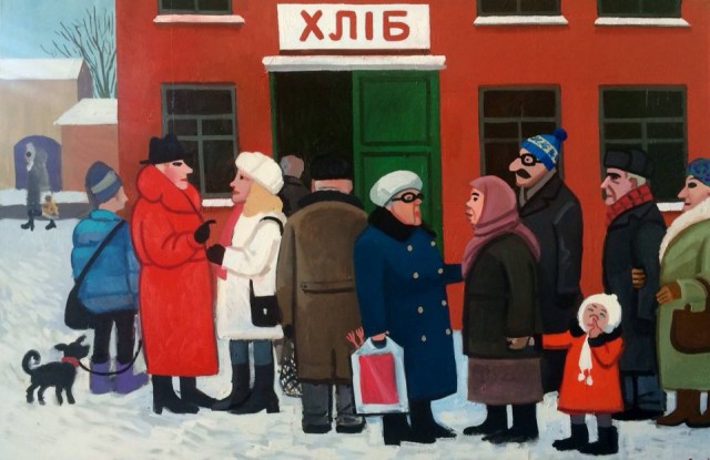 Воспоминания из советского детства на картинах Зои Черкасской