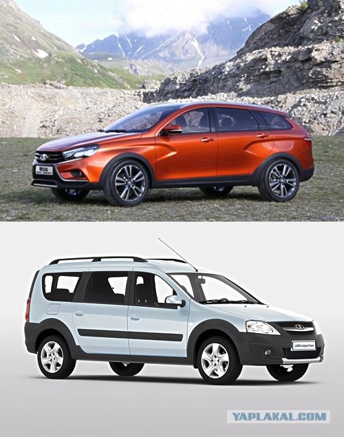 Lada Largus vs Lada Vesta универсал vs Lada Kalina Cross?