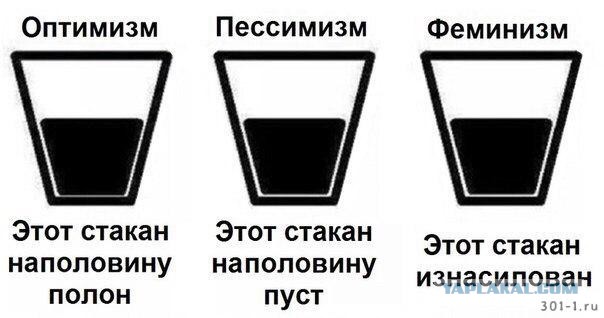 Отправил феминистку в нокаут