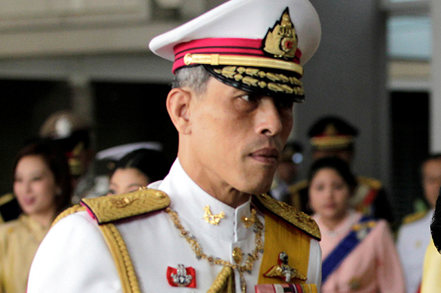 Король Таиланда приютил 13 голодающих догов