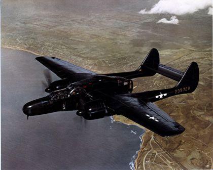 Northrop P-61 Black Widow: первый американский специализированный ночной истребитель