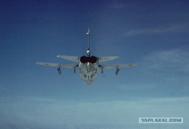 Взлёт на Су-24. Вид из кабины