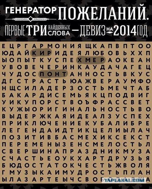 Генератор пожеланий 2014!