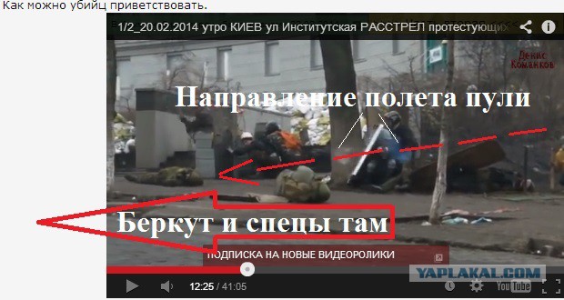 Люди встречают "Беркут". Донецк