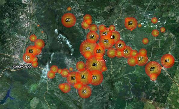 Онлайн карта лесных пожаров в свердловской области